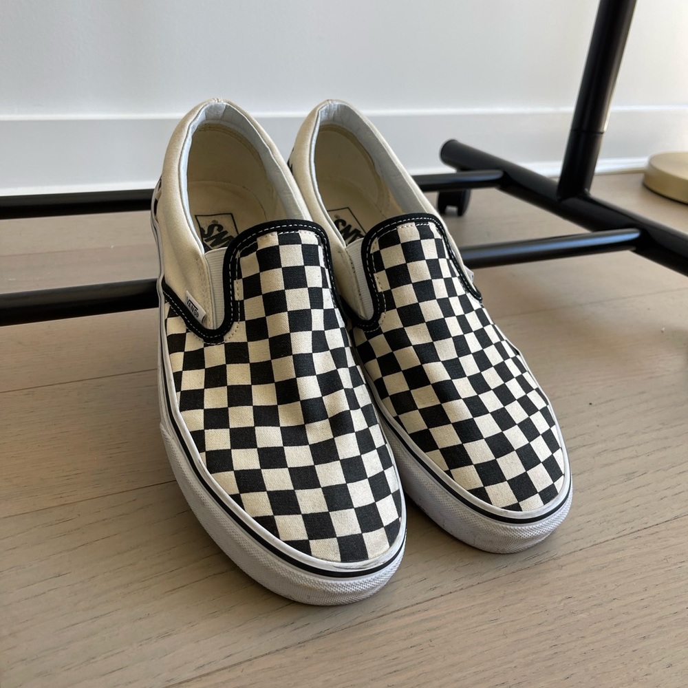 Checkered vans. Wormed but in amazing condition